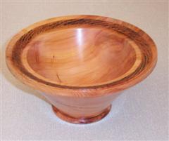 Yew bowl by Mike Turner